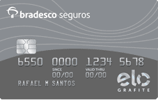 Cartão de Crédito Bradesco Seguros Elo Grafite