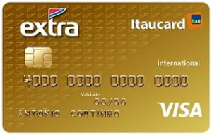 Cartão de Crédito Extra Itaucard Internacional Visa