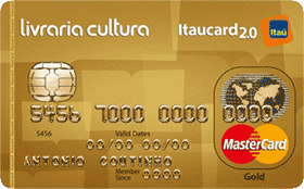 Cartão de Crédito Livraria Cultura Itaucard 2.0 Gold MC