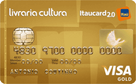 Cartão de Crédito Livraria Cultura Itaucard 2.0 Gold Visa