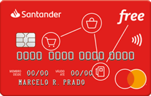 Cartão de Crédito Santander Free Mastercard®