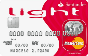 Cartão de Crédito Santander Light Mastercard®
