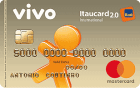 Cartão de Crédito VIVO Itaucard 2.0 Internacional Mastercard Pós