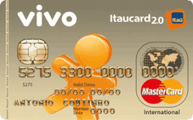 Cartão de Crédito VIVO Itaucard 2.0 Internacional Mastercard Pré