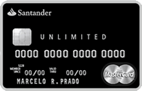 Cartão de Crédito Santander Unlimited Mastercard Black